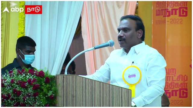 DMK A Rasa Speech : ”ஹிந்தி தான் தேசிய மொழியா?” அமித்ஷாவை சாடிய ஆ. ராசா