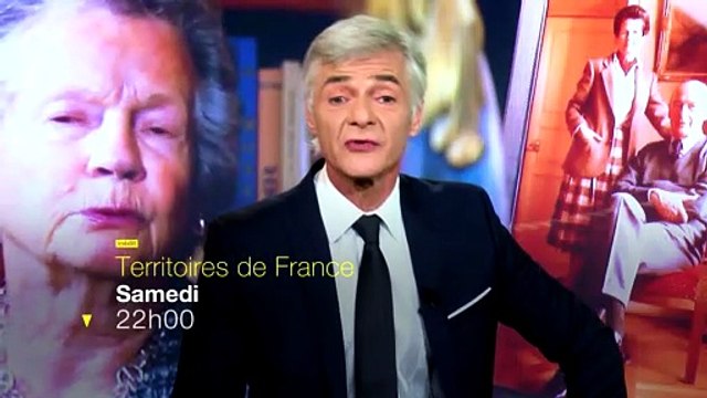 Cyril Viguier reçoit Anne-Aymone Giscard d'Estaing, qui a partagé la vie de l'ex-président de la République Valéry Giscard d'Estaing, dans Territoires de France .