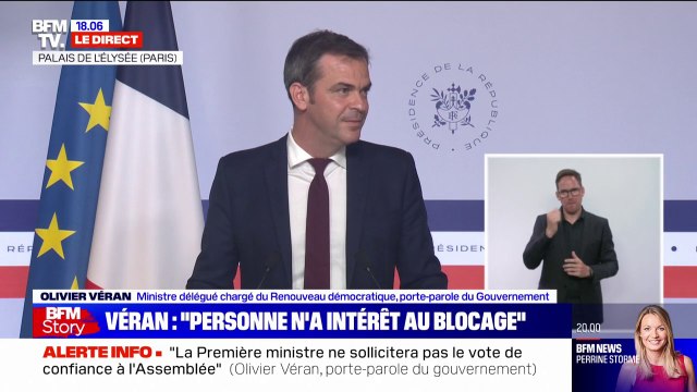 Parité: pour Olivier Véran, il ne faut pas regarder le positionnement des différents portefeuilles ministériels car aucune mission n'est moins importante qu'une autre