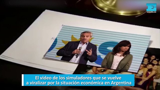El video de los simuladores que se vuelve a viralizar por la situación económica en Argentina