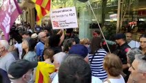 Insultos, intimidaciones y tensión con los Mossos en la protesta independentista contra Marchena