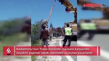 Manzara karşısında özçekim yapmak istedi, otomobili uçurumdan uçtu