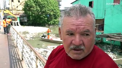 In Manaus, a carpet of rubbish covers the Amazon River’s tributaries