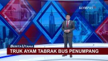 Truk Ayam Tabrak Bus Penumpang di Kalijati Subang, 2 Sopir Meninggal Dunia