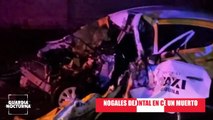 Un muerto y tres lesionados, fue el saldo que dejó un choque en carretera a Nogales