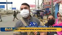 Puente Piedra: reportan bloqueo y quema de llantas para impedir libre tránsito de buses