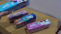 Unboxing and Review of Cartoon Printed Bus Themed Pull Back Metal Pencil Box with String Operated Wheels