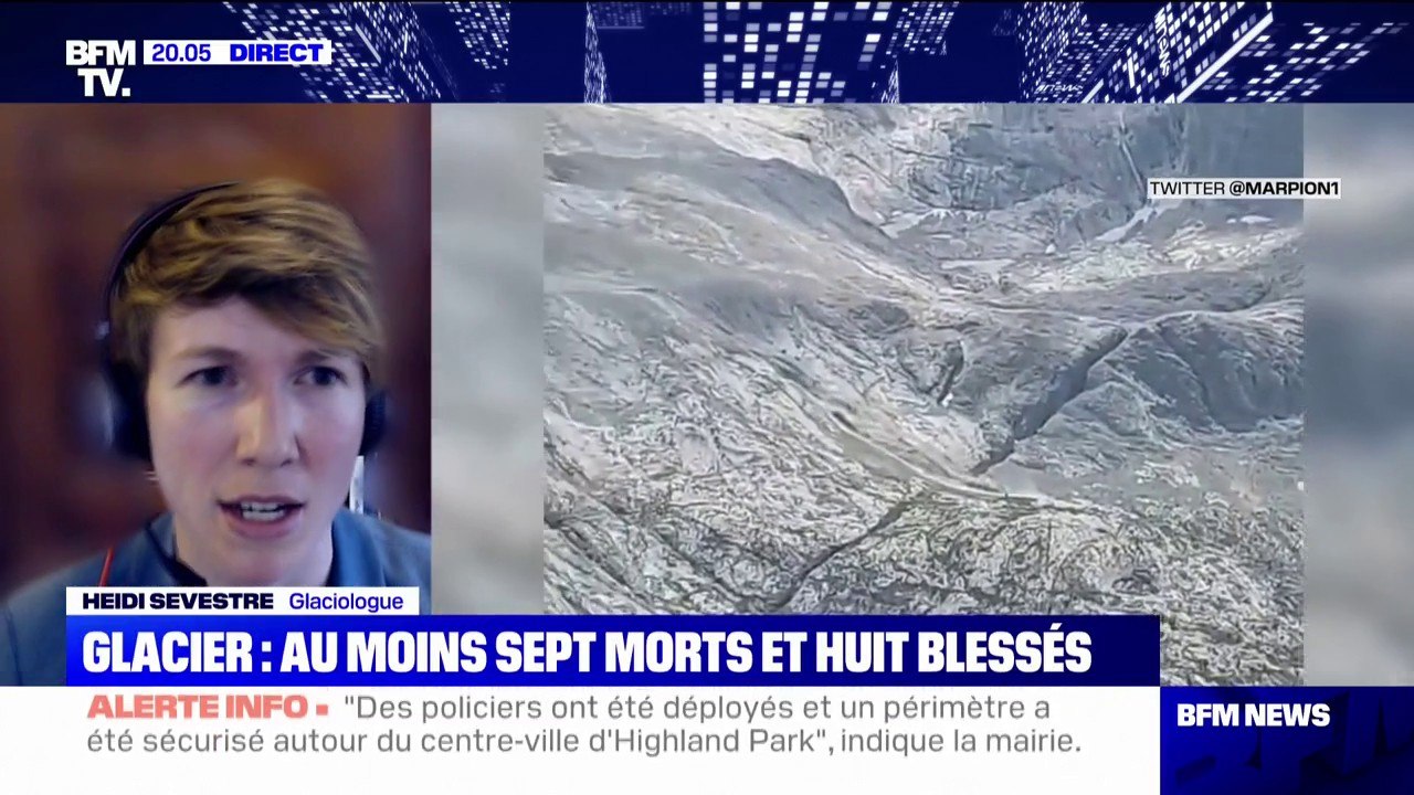 Pour la glaciologue Heidi Sevestre, "les records de température des semaines précédentes ont joué un rôle" dans l'effondrement du glacier en Italie