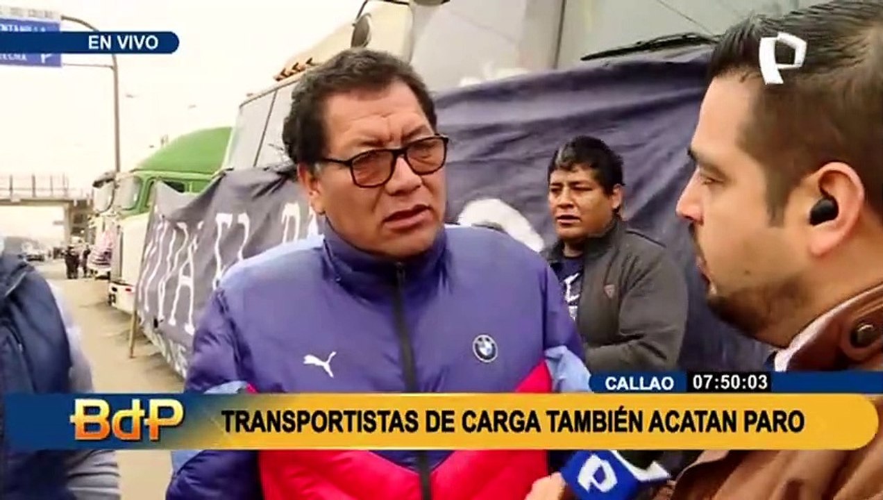“Estamos abiertos al diálogo, pero hace tres días no nos llaman” dice dirigente de transportistas
