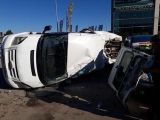 Ankara'da Oto Sanayi'de kaza: 3 yaralı