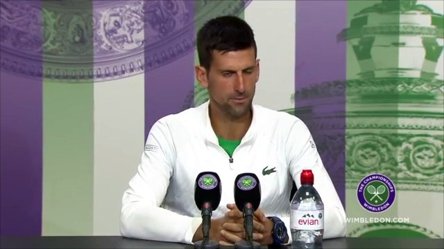 Wimbledon 2022 - Novak Djokovic : Honestly, I don't see why we couldn't start a little earlier, especially now that there are interviews on the court