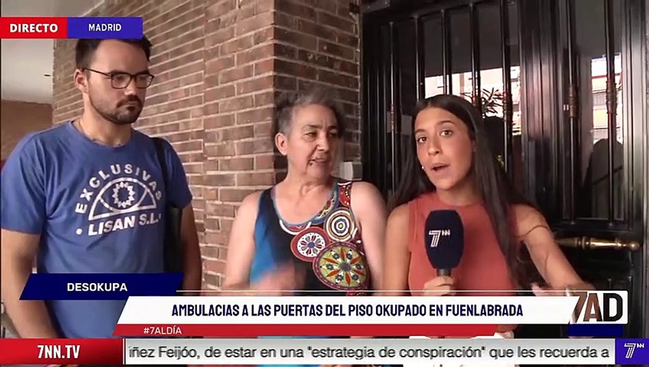 Una vecina de unos okupas denuncia la injusticia de que unos extranjeros recibiendo ayudas públicas no paguen su renta y dejen en desamparo a una pareja de ancianos españoles gravemente enfermos