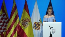 La Princesa Leonor reconoce el talento de cinco mujeres en los Premios Princesa de Girona