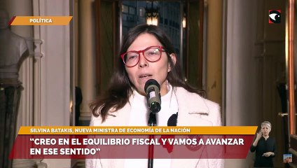 “Creo en el equilibrio fiscal y vamos a avanzar en ese sentido”