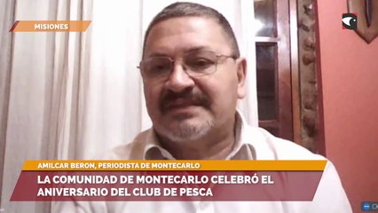 La comunidad de Montecarlo celebró el aniversario del Club de pesca