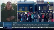 Rusia informa que ucranianos refugiados en territorio nacional asciende a más de dos millones