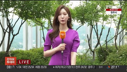 [날씨] 서울 이틀 연속 열대야…찜통더위 속 소나기