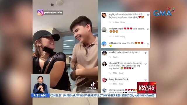 Mikee Quintos at Paul Salas, pinakilig ang fans | UB