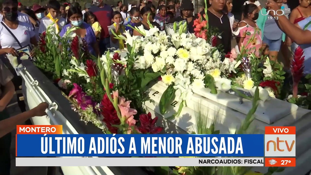 Último adiós a menor abusada