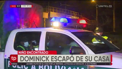 Niño usó una cuerda y un colchón para huir del primer piso de su casa; el menor fue encontrado