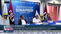 Gobierno nicaragüense presenta balance de daños por tormenta tropical Bonnie