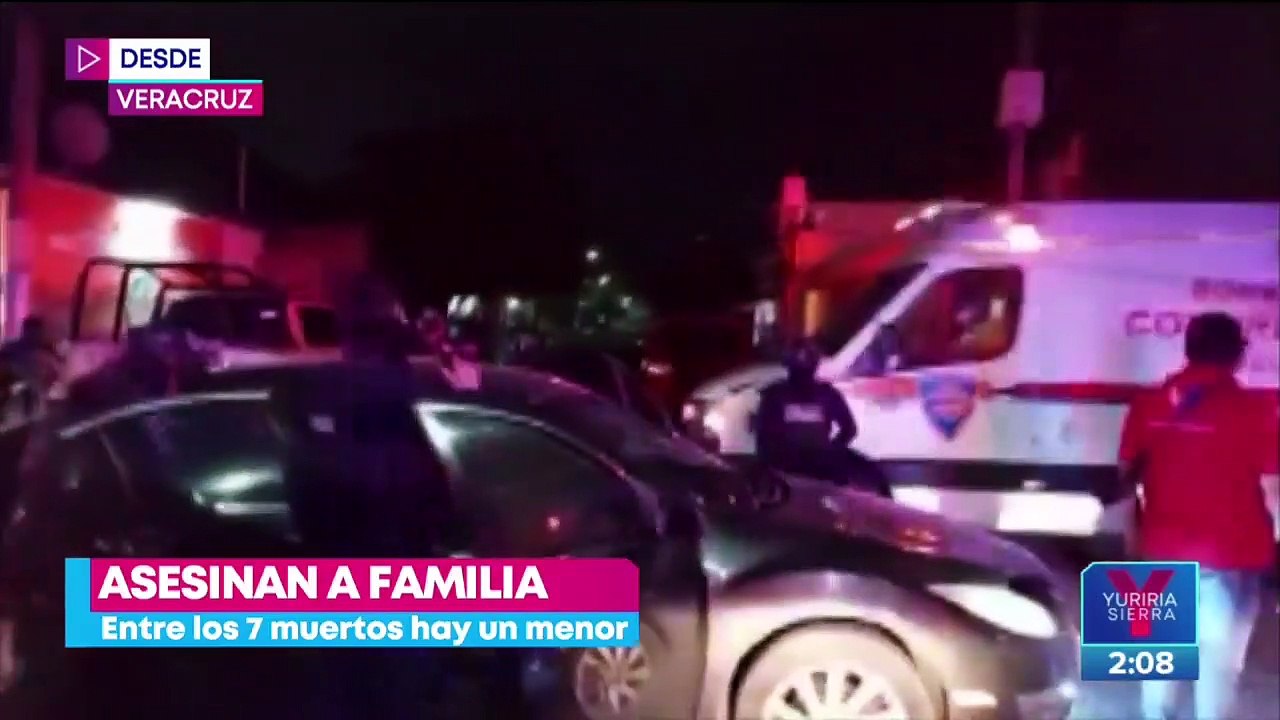 Asesinan a familia de siete integrantes en Veracruz