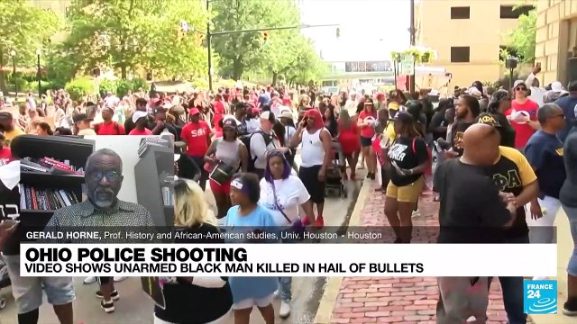 Ohio police shooting: vidéo shows unarmed black man killed in nail of bullets