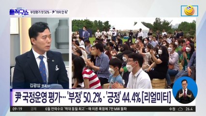 국정운영 부정평가 첫 50%…尹 “의미 안 둬”
