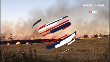 Türkiye'de tarlalar yanmaya devam ediyor! Yer yine Tekirdağ