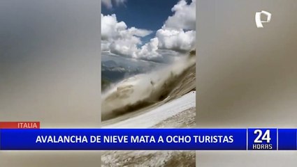 Tragedia en Italia: Al menos 6 muertos y varios heridos por avalancha en Los Alpes