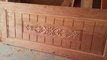 A very beautiful door is designed by CNC machine