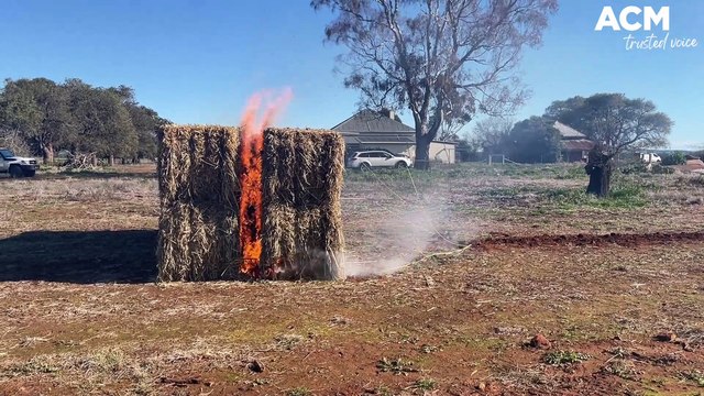 Researchers investigating haystack fires outside of Wagga, NSW | July 5, 2022 | The Daily Advertiser