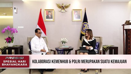 Dialog Presisi Spesial Bhayangkara ke-76 Bersama Budi Karya Sumadi -Menteri Perhubungan RI  : Peran Polri Signifikan Dalam Menangani Pandemi dan Pemulihan Ekonomi