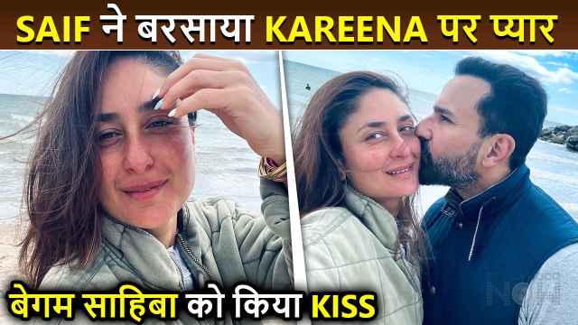 Kareena Gets KISS From Saif Ali Khan, Shares Cozy Pics From Their Vacation