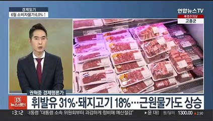 [경제읽기] 6월 소비자물가 6.0% 상승…"7~8%대 가능성도"