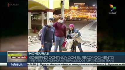 Gobierno de Honduras continúa acciones para identificar migrantes fallecidos por asfixia en Texas