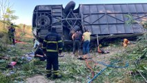 Kırklareli’de yolcu otobüsü devrildi: 6 ölü, 25 yaralı
