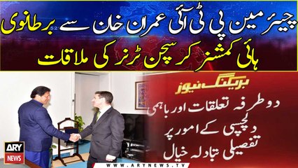 British High Commissioner Christian Turner calls upon Chairman PTI Imran Khan