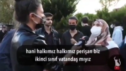 Kamerayı gören AKP'ye isyan ediyor! "Bıktık bıktık! Yeter"