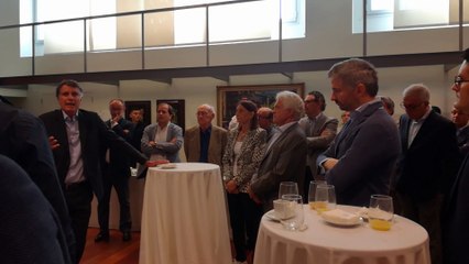 Jaume Guardiola se reúne con los socios del Círculo de Economía en la recta final de la campaña electoral