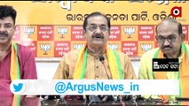 BJP Leader Samir Mohanty holds Press Meet stating about BJP's Contribution in Odisha