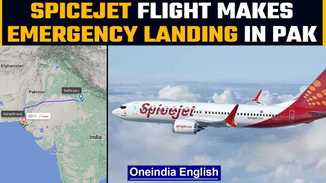 SpiceJet flight from Delhi makes emergency landing in Pakistan | Oneindia news *BreakingNews