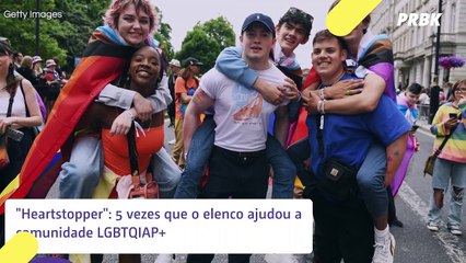"Heartstopper": 5 vezes que o elenco ajudou a comunidade LGBTQIAP+