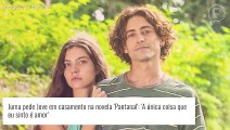 Novela 'Pantanal': Juma surpreende Jove com pedido de casamento. Saiba reação do filho de José Leôncio
