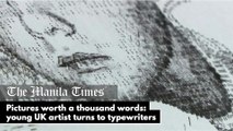 Pictures worth a thousand words: young UK artist turns to typewriters