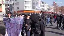 Police use water cannons on students protesting in Chile