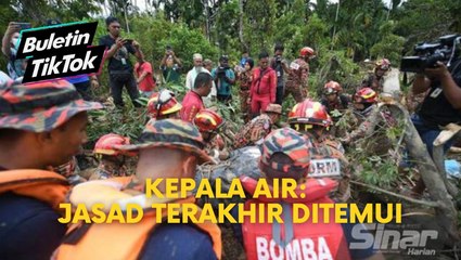Kepala air: Jasad terakhir ditemui