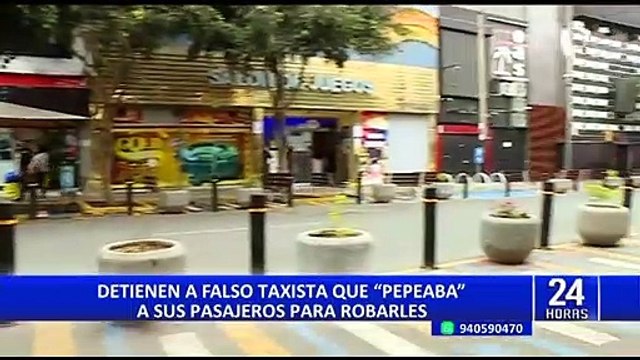 Lince: detienen a falso taxista que drogaba a pasajeros para robar sus pertenencias