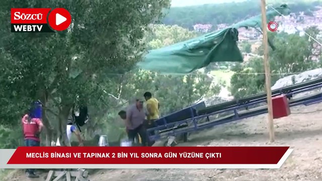 Meclis binası ve tapınak 2 bin yıl sonra gün yüzüne çıktı