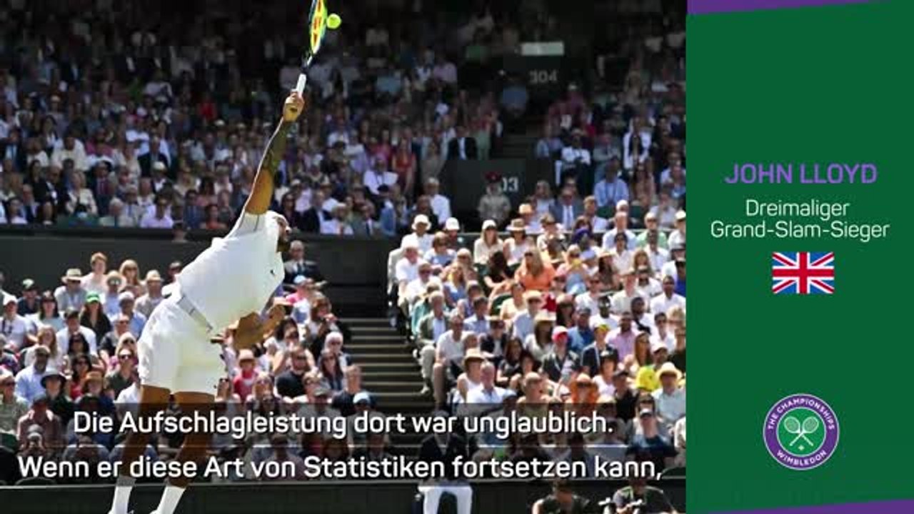Lloyd schwärmt von Kyrgios: 'Sehr gefährlich'
